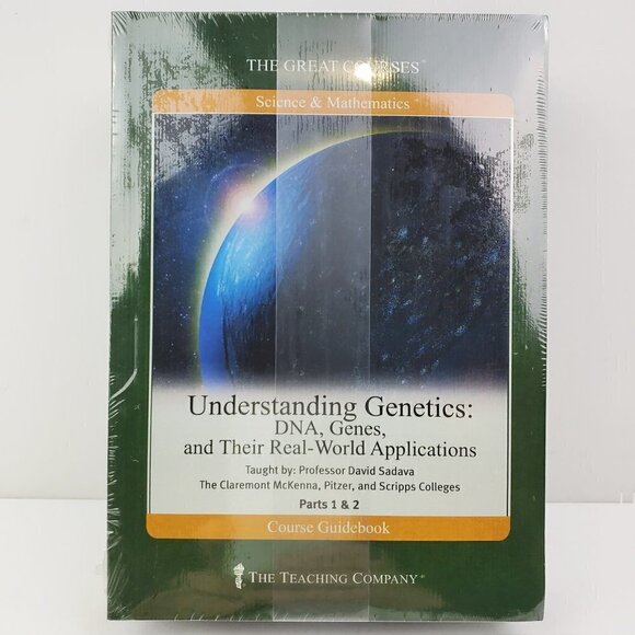 Understanding Genetics DNA Genes Applications Great Courses DVD Guidebook Sealed - Picture 1 of 7